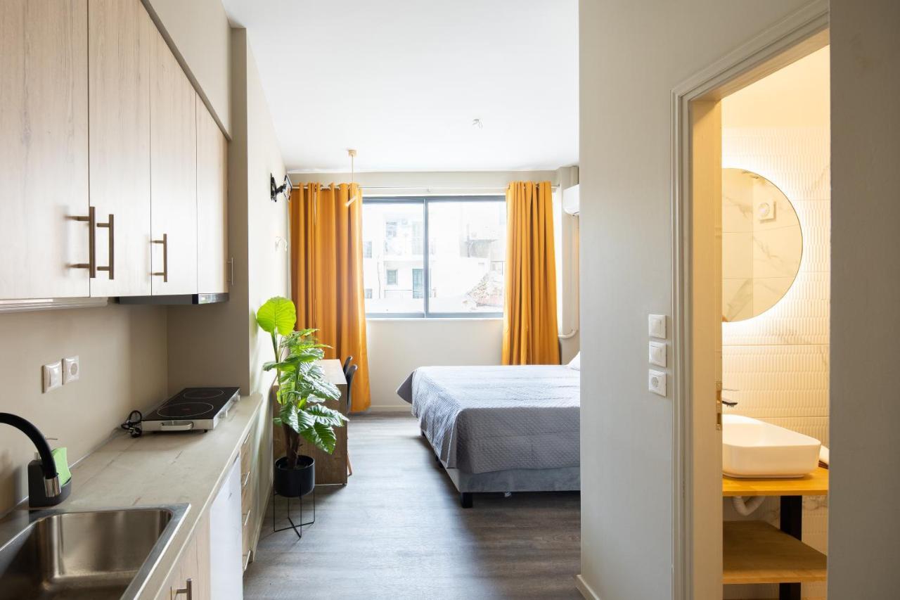 Designed Studio - Walking Distance From Acropolis Atenas Exterior foto